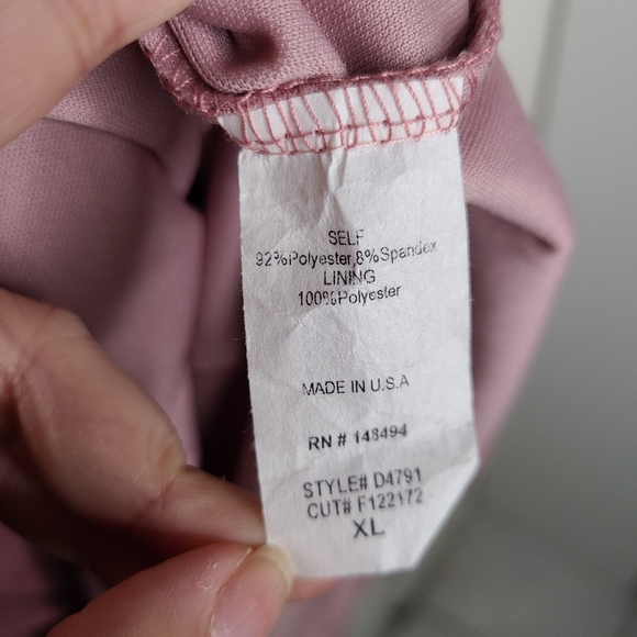 Pink one shoulder mini dress - Picture 3 of 4